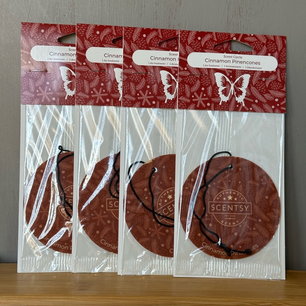 NEW Scentsy Scent Circle Bundle Cinnamon Pinecones
